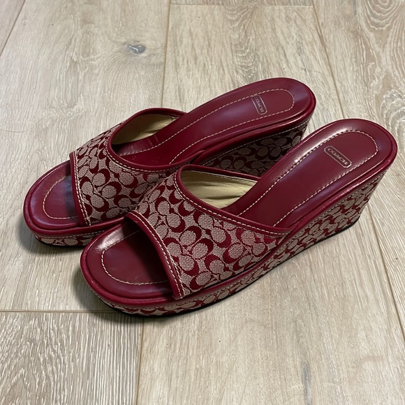 Coach wedge sandals* - Picture 1 of 7
